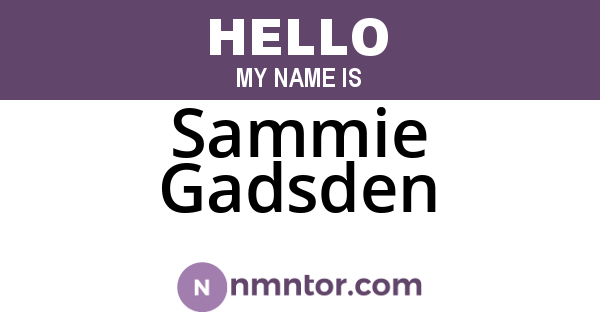 Sammie Gadsden