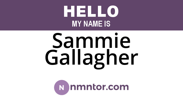 Sammie Gallagher
