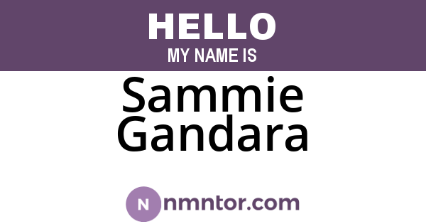 Sammie Gandara