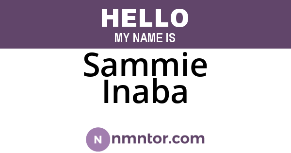 Sammie Inaba
