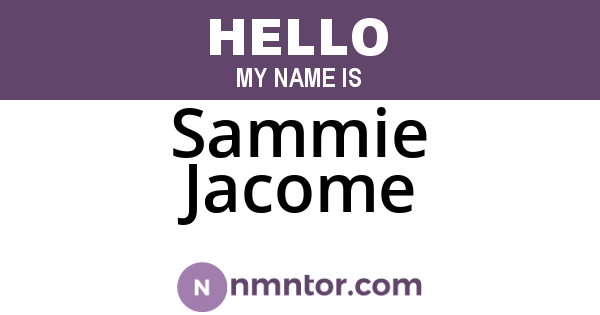 Sammie Jacome