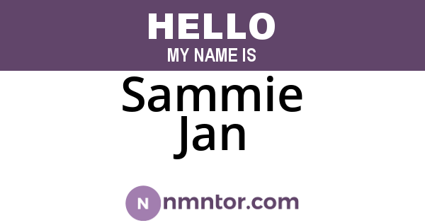 Sammie Jan