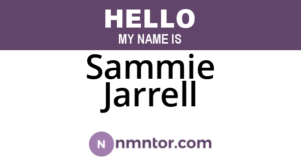 Sammie Jarrell
