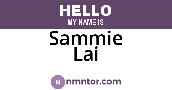 Sammie Lai