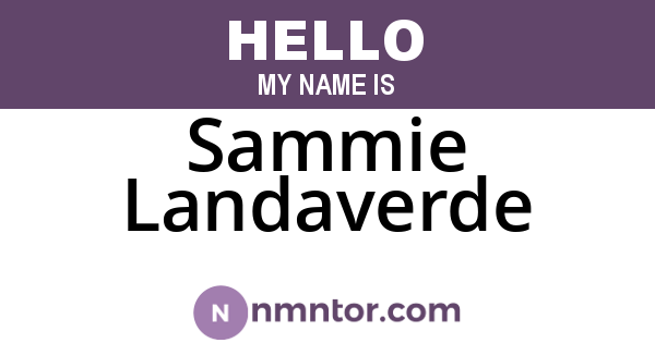 Sammie Landaverde