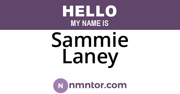 Sammie Laney