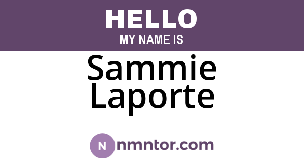 Sammie Laporte
