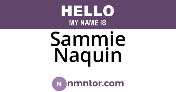 Sammie Naquin