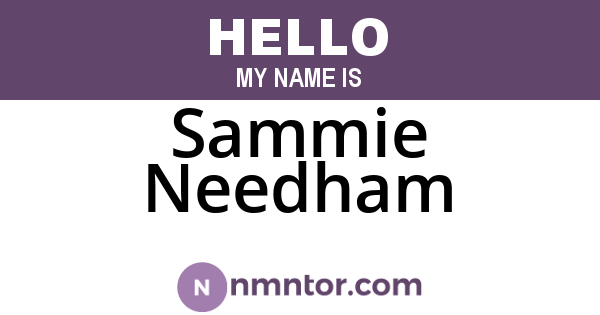 Sammie Needham