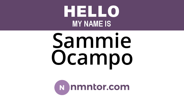 Sammie Ocampo