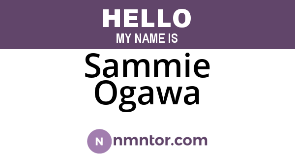 Sammie Ogawa