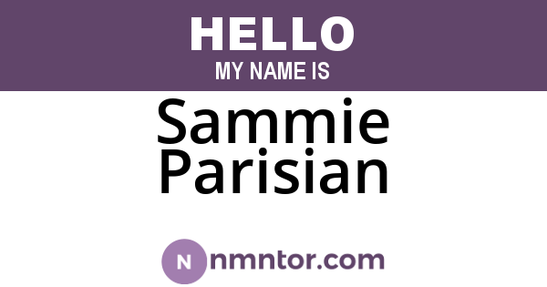 Sammie Parisian