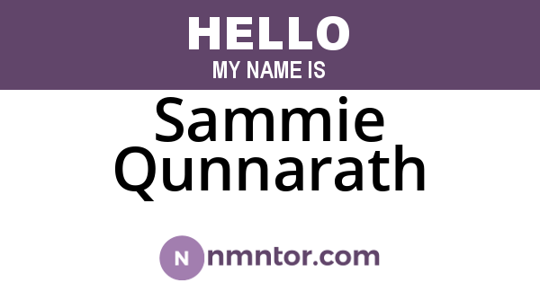 Sammie Qunnarath