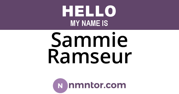 Sammie Ramseur