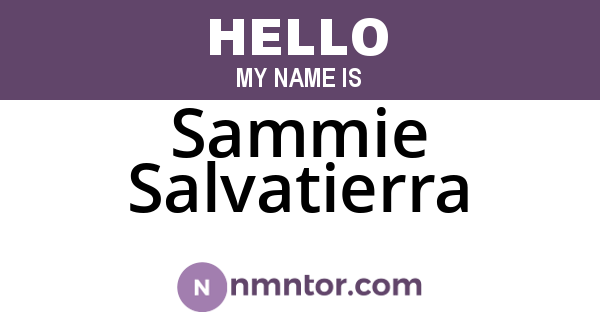 Sammie Salvatierra