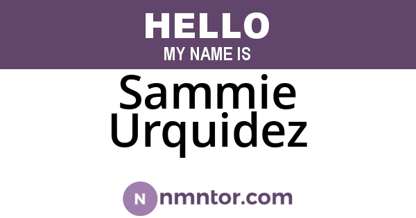 Sammie Urquidez