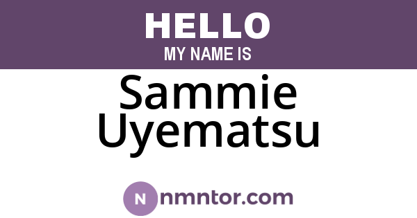 Sammie Uyematsu