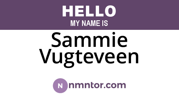 Sammie Vugteveen