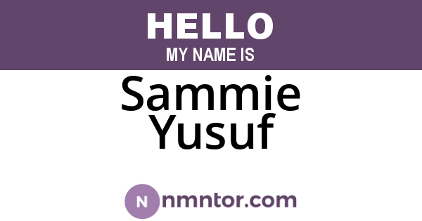 Sammie Yusuf