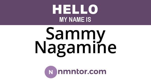 Sammy Nagamine