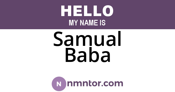 Samual Baba