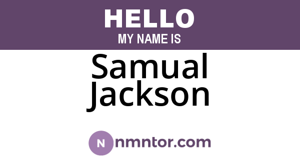 Samual Jackson