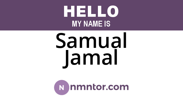 Samual Jamal