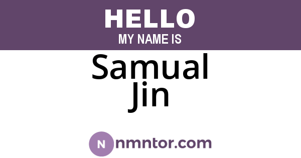 Samual Jin