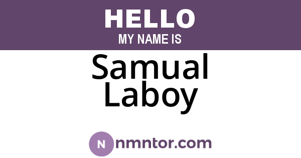 Samual Laboy