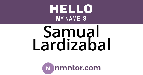 Samual Lardizabal