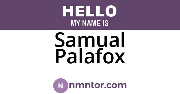Samual Palafox