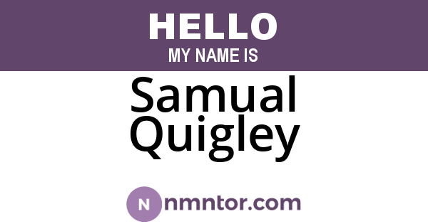 Samual Quigley