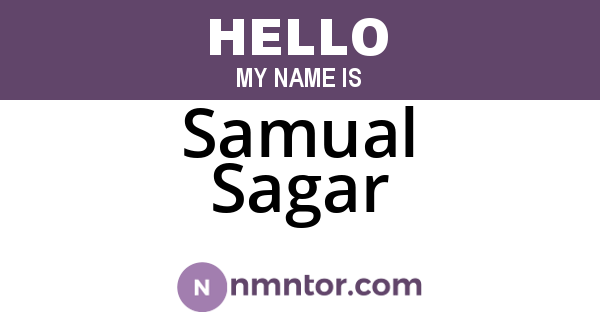 Samual Sagar