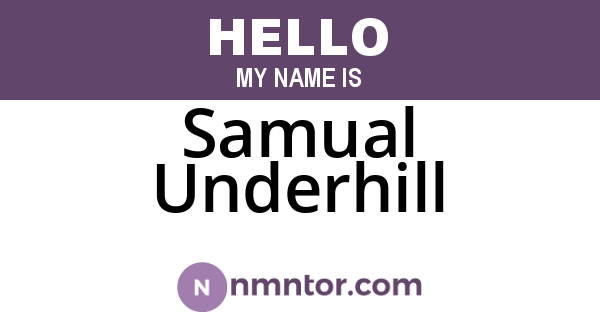 Samual Underhill