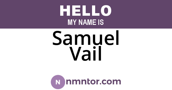 Samuel Vail
