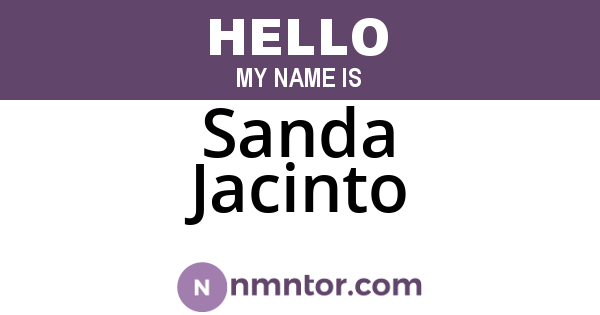 Sanda Jacinto