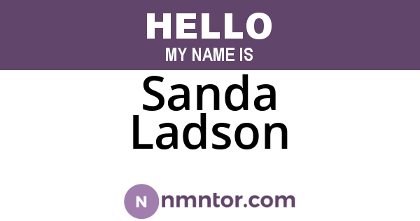 Sanda Ladson