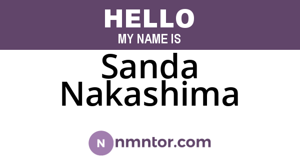 Sanda Nakashima