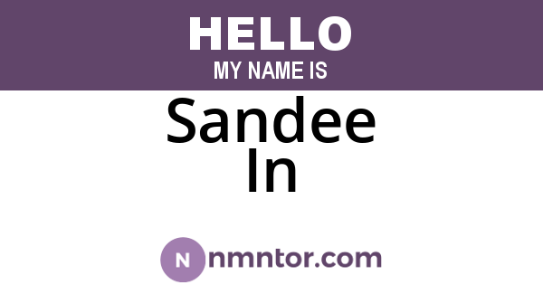 Sandee In