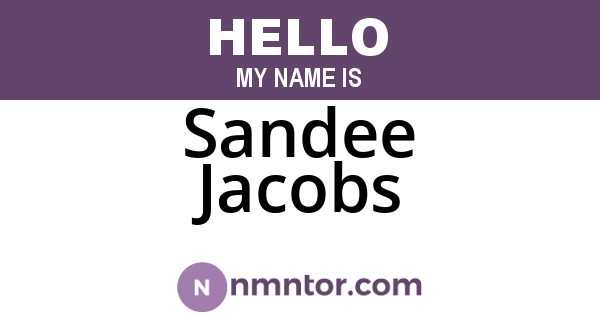 Sandee Jacobs