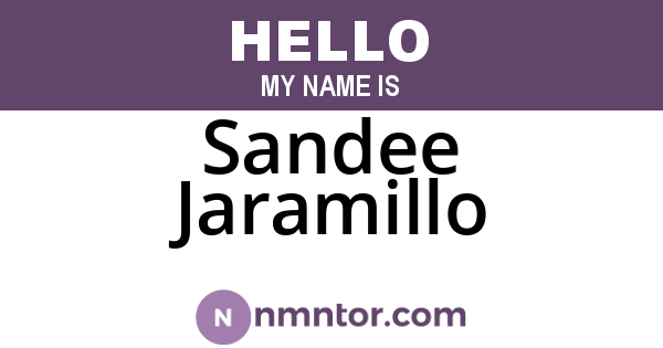 Sandee Jaramillo