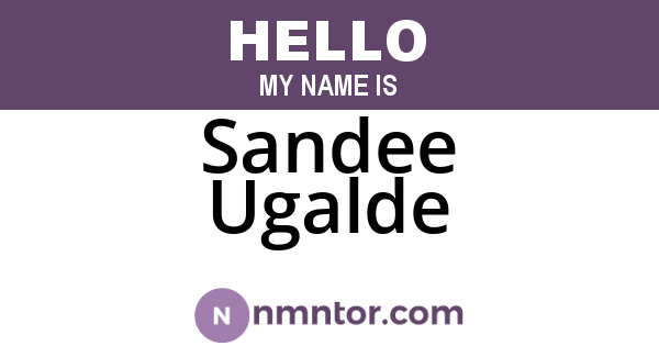Sandee Ugalde