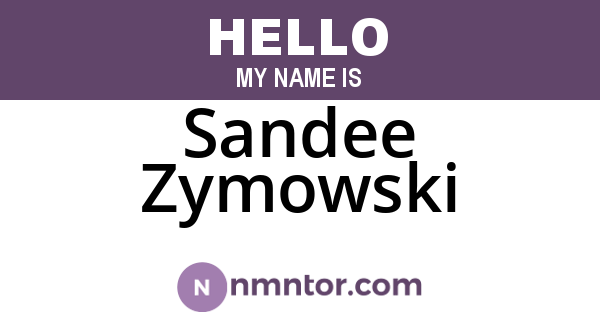 Sandee Zymowski