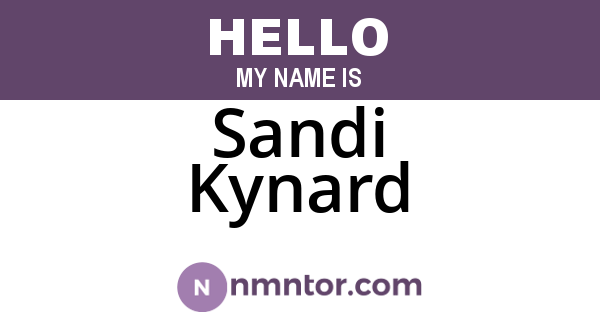 Sandi Kynard