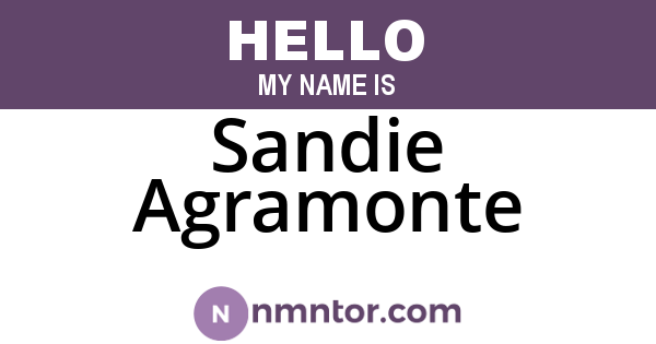 Sandie Agramonte