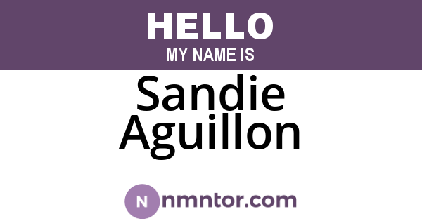 Sandie Aguillon