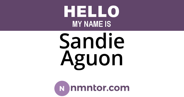 Sandie Aguon