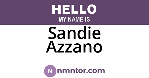 Sandie Azzano