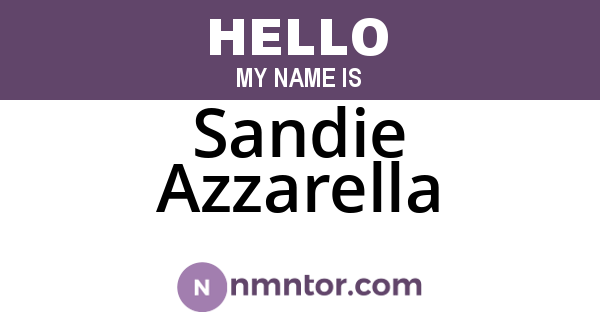 Sandie Azzarella