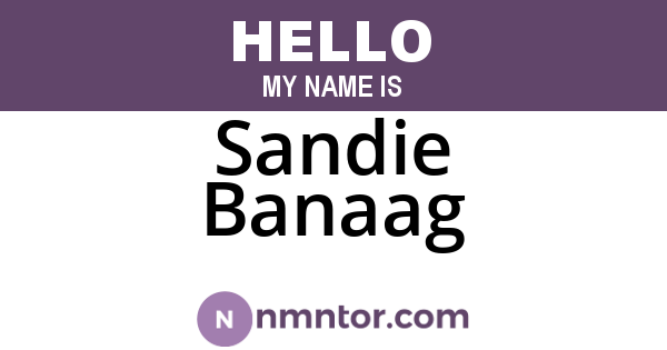 Sandie Banaag